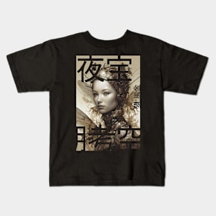 Cyborg Geisha Kids T-Shirt